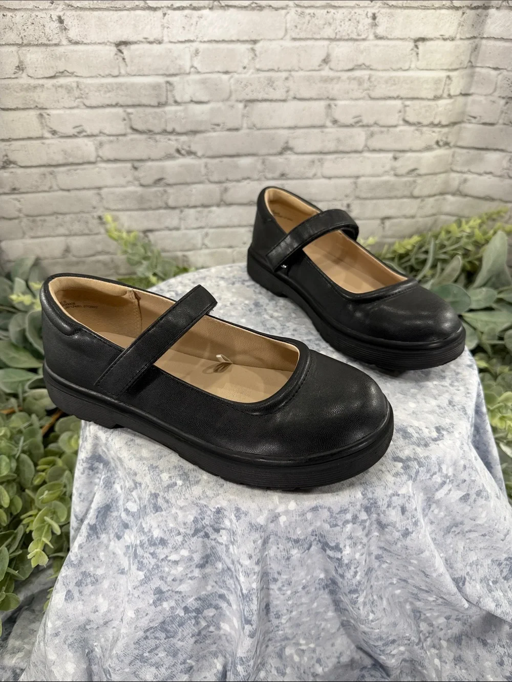 THE CHILDRENS PLACE - Black Round Toe Platform Mary Jane Casuals - Girls 3M 🖤